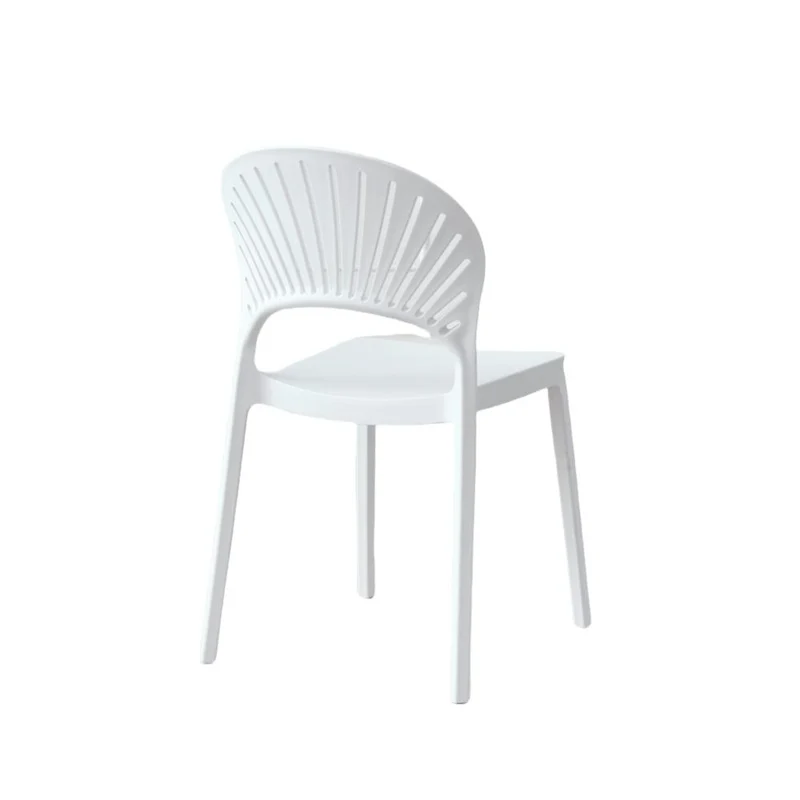 Set de 2 Sillas Paraíso, Color Blanco, con Espaldar y Diseño Moderno