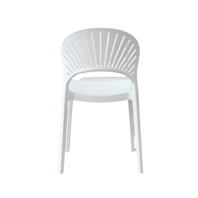 Set de 2 Sillas Paraíso, Color Blanco, con Espaldar y Diseño Moderno