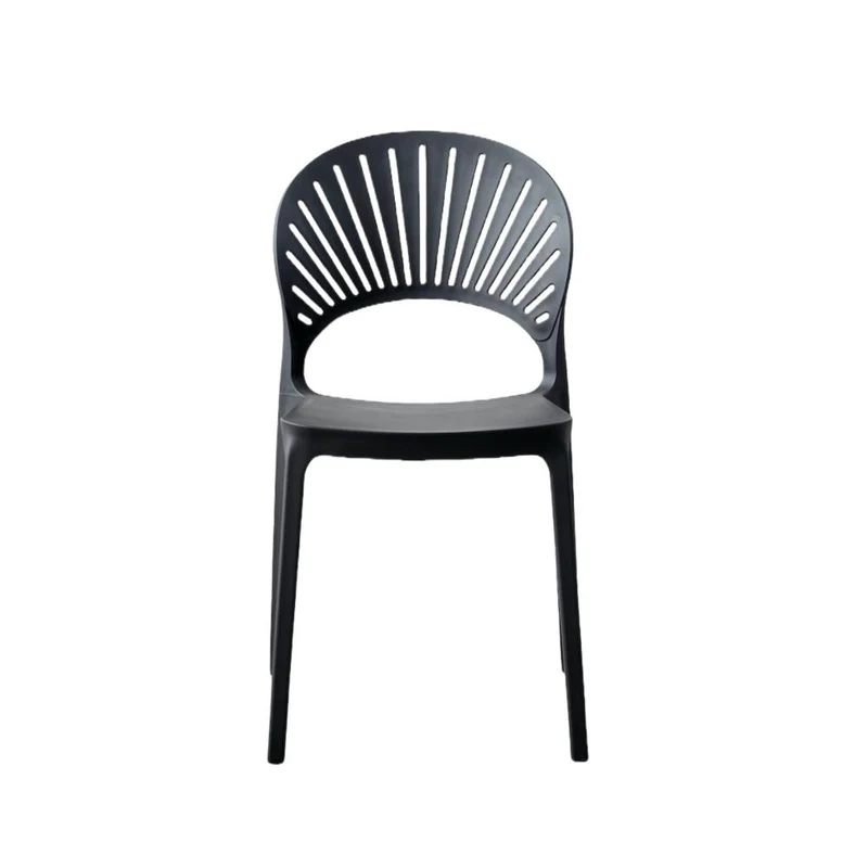 Set de 2 Sillas Paraíso, Color Negro, con Espaldar y Diseño Moderno