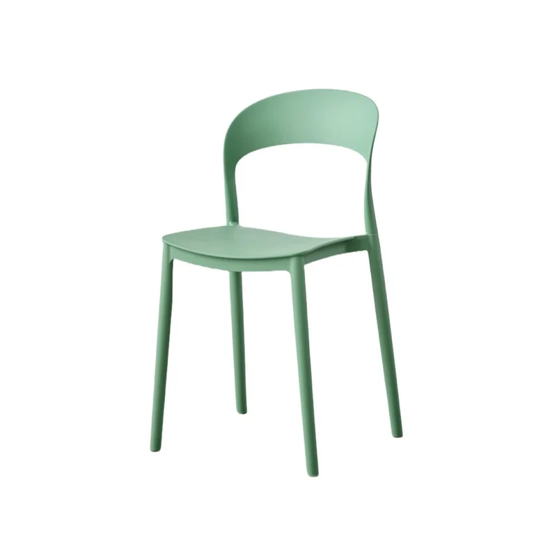 Set de 2 Sillas Patrick, Color Verde Oliva, con Espaldar y Diseño Moderno