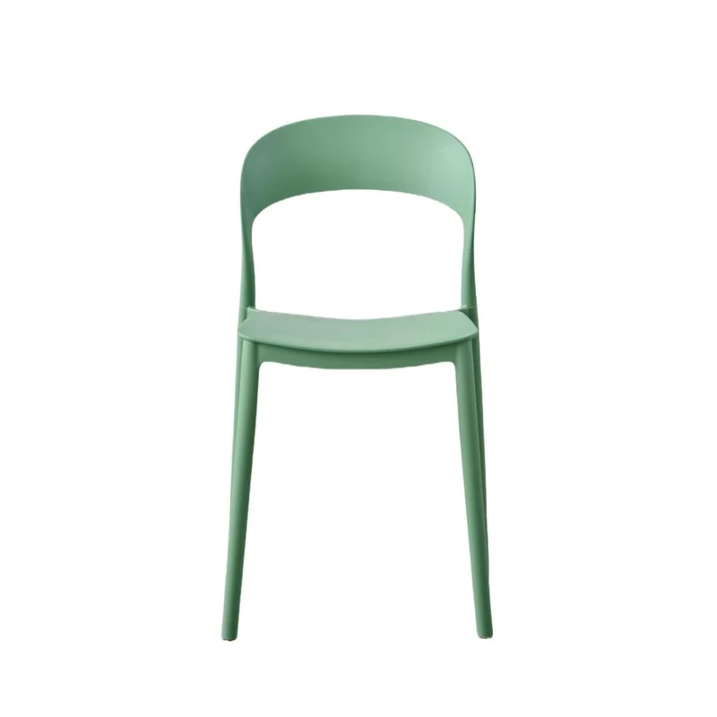 Set de 2 Sillas Patrick, Color Verde Oliva, con Espaldar y Diseño Moderno