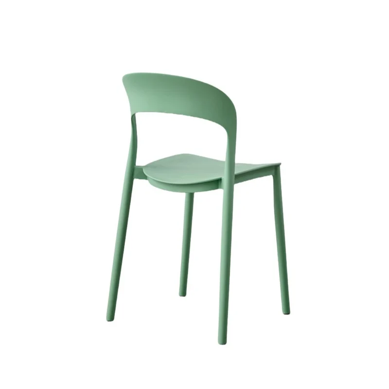 Set de 2 Sillas Patrick, Color Verde Oliva, con Espaldar y Diseño Moderno
