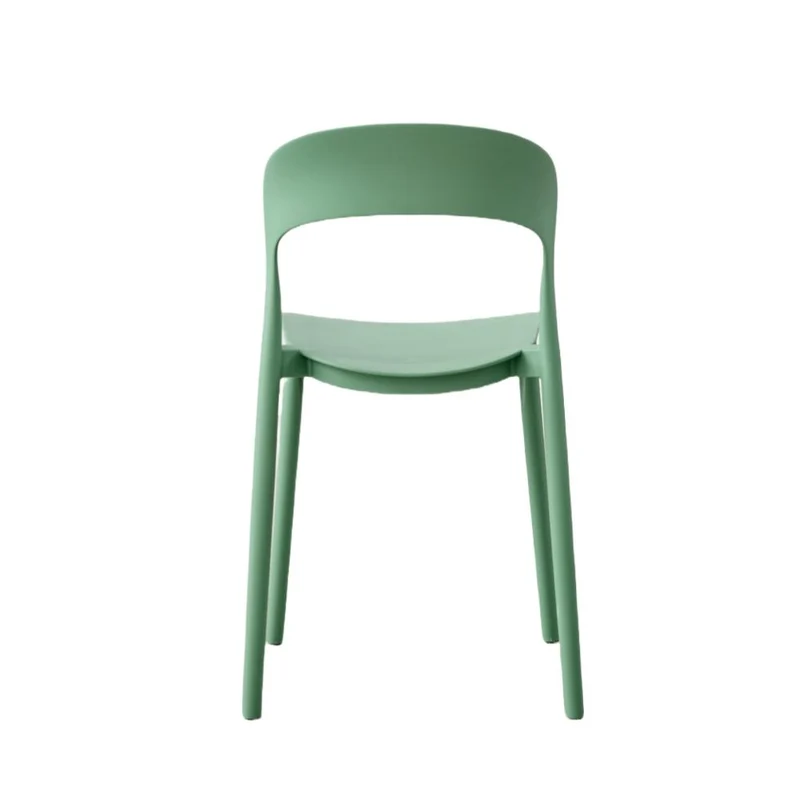 Set de 2 Sillas Patrick, Color Verde Oliva, con Espaldar y Diseño Moderno
