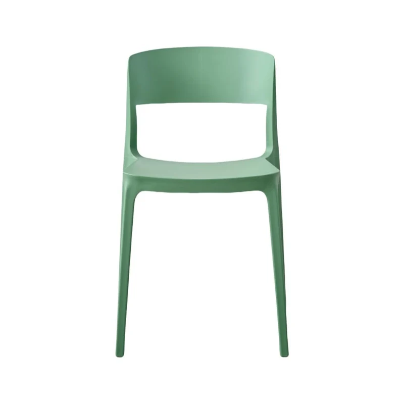 Set de 2 Sillas Mónaco, Color Verde Oliva, con Espaldar y Diseño Moderno
