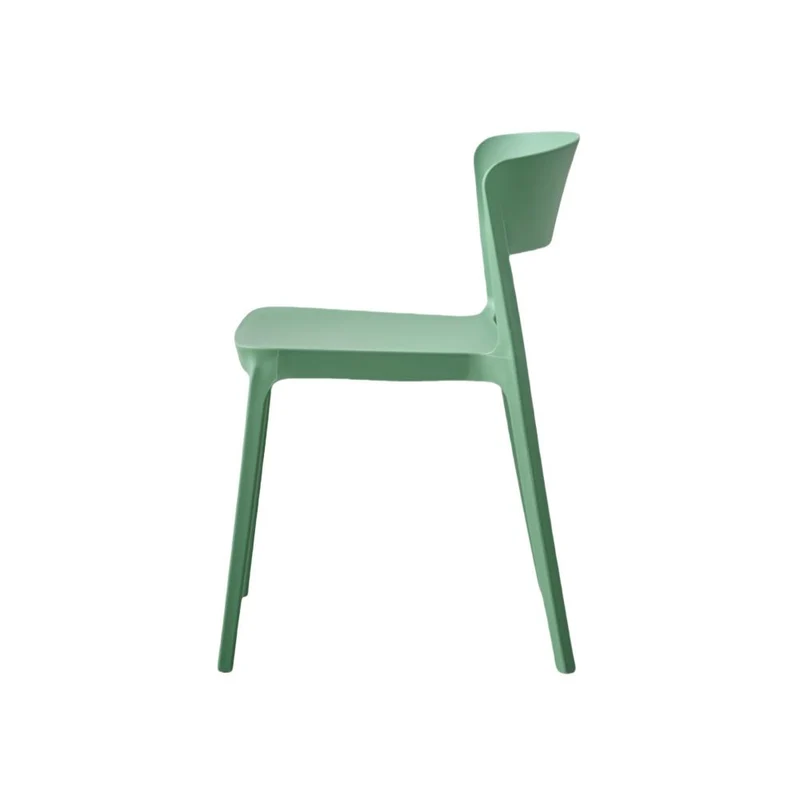 Set de 2 Sillas Mónaco, Color Verde Oliva, con Espaldar y Diseño Moderno