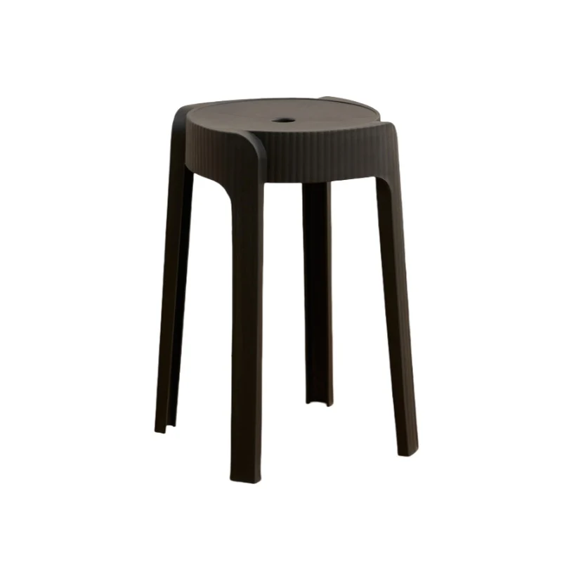 Set de 4 Butucos Apilable Maison, Color Negro, Diseño Moderno