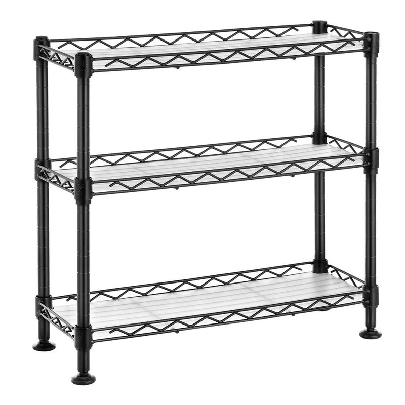 Set de 2 Organizadores para Especias Shelves, Negro, de Tres Niveles