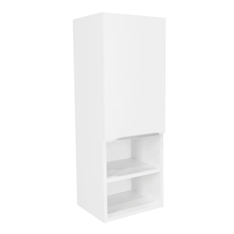 Set de 2 Gabinetes de Baño Real, Blanco, con Tres Entrepaños ZF