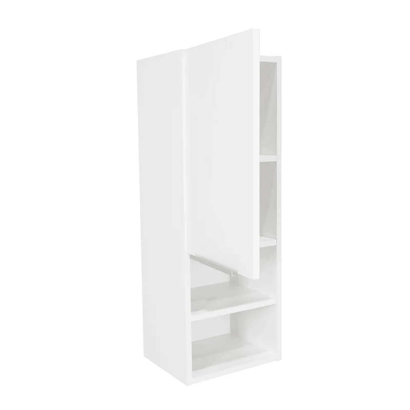 Set de 2 Gabinetes de Baño Real, Blanco, con Tres Entrepaños ZF