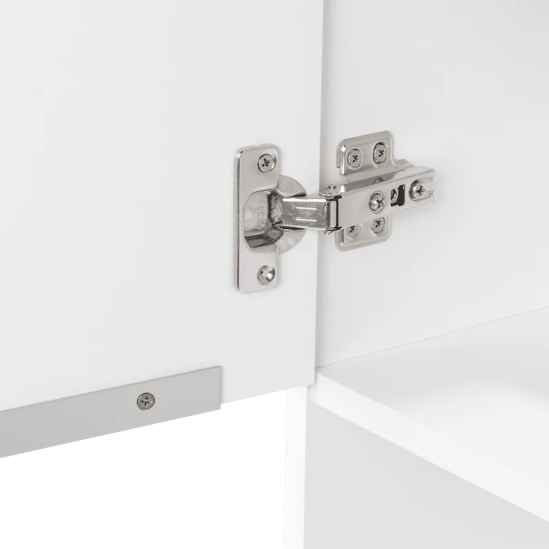 Set de 2 Gabinetes de Baño Real, Blanco, con Tres Entrepaños ZF