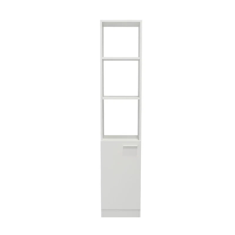 Set de 2 Organizadores de Baño Aqua, Blanco, con Variedad de Entrepaños