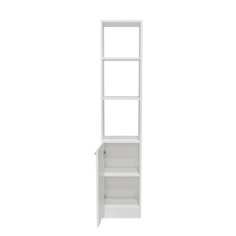 Set de 2 Organizadores de Baño Aqua, Blanco, con Variedad de Entrepaños
