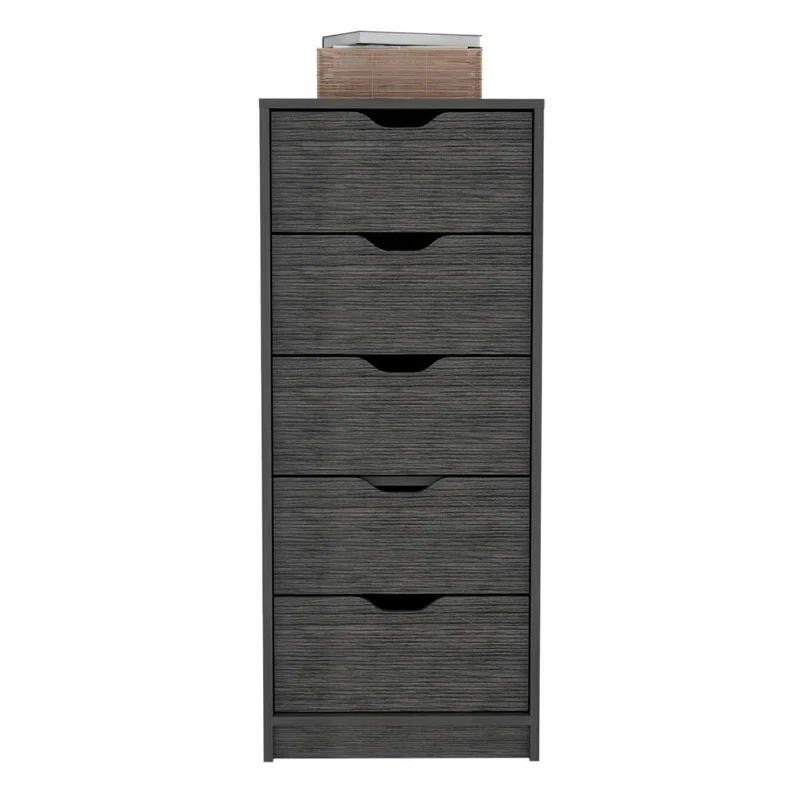 Set de 2 Organizadores Brasilia, Gris, con Cinco Cajones Multiusos Deslizables ZF