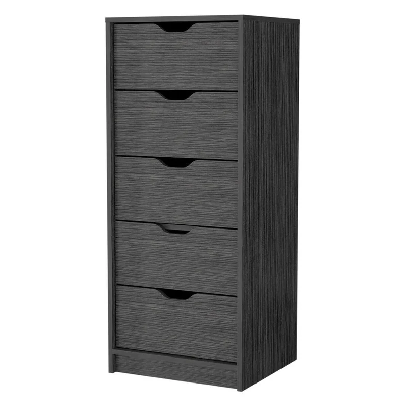 Set de 2 Organizadores Brasilia, Gris, con Cinco Cajones Multiusos Deslizables ZF