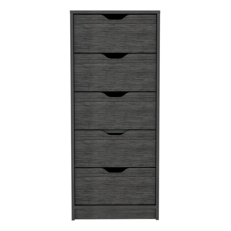 Set de 2 Organizadores Brasilia, Gris, con Cinco Cajones Multiusos Deslizables ZF