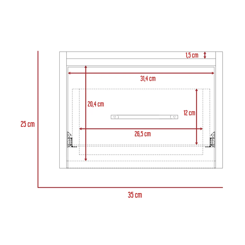 Set de 2 Mesas de Noche Flotante Boa, Macadamia, con Espacio para Colocar Objetos Decorativos ZF