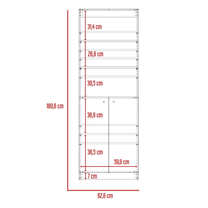 Combo de Bibliotecas Home, Blanco Incluye Tres Bibliotecas
