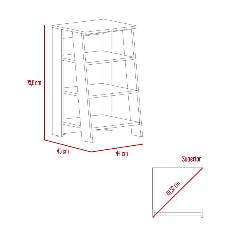 Set de 2 Organizadores de Baño Aqua 3 Pequeño, Blanco Vainilla y Fresno Europeo , con Variedad de Entrepaños