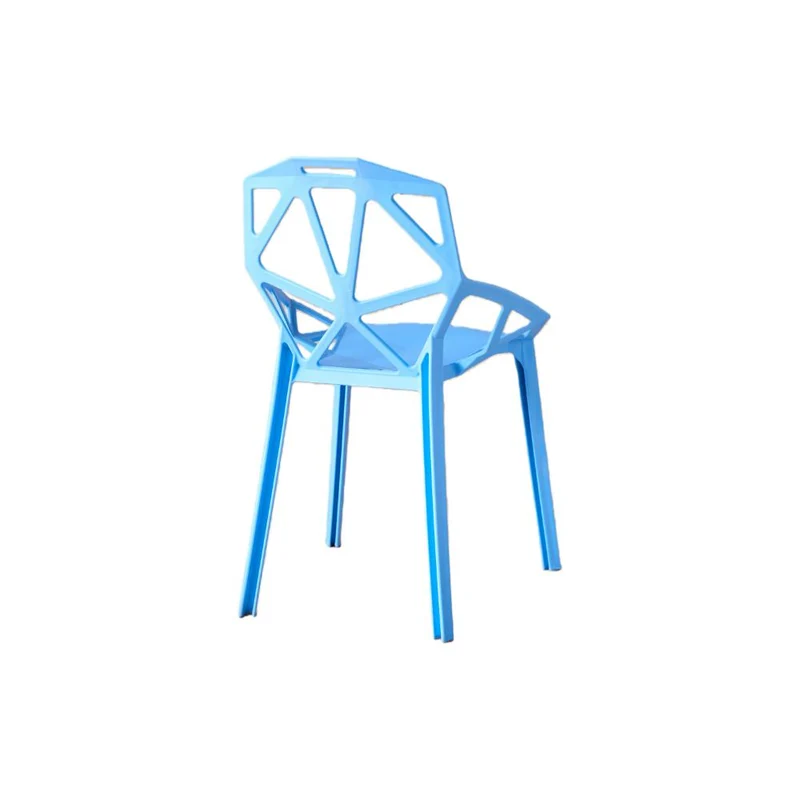Set de 2 Sillas Roxy, Color Azul, con Espaldar y Diseño Moderno