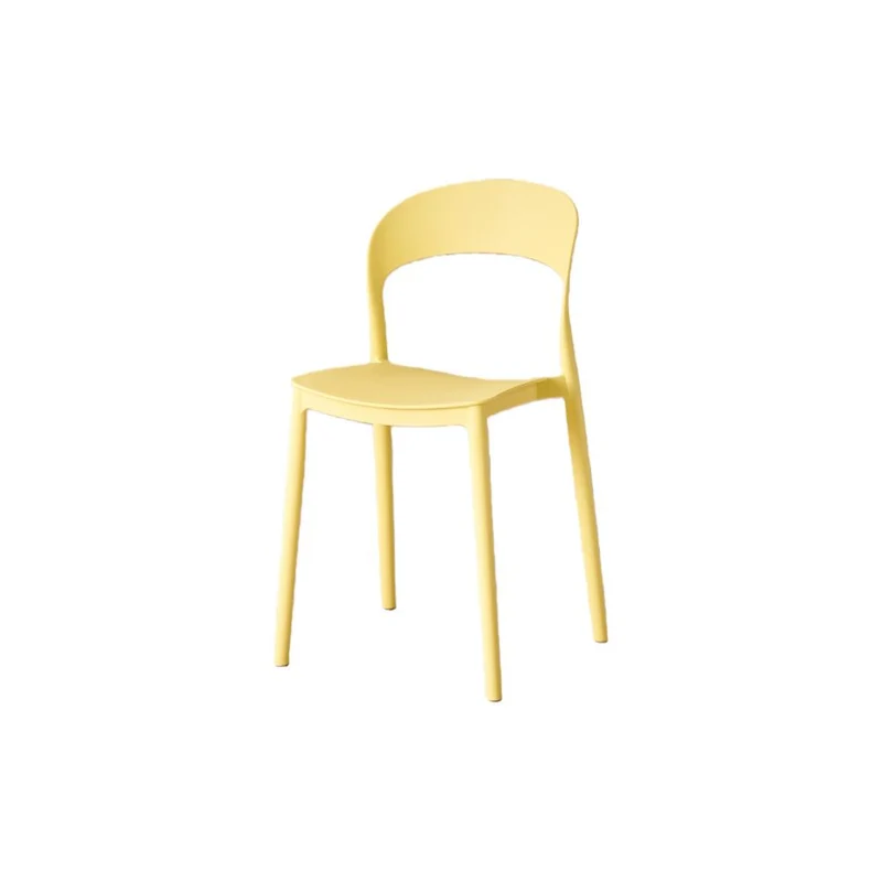 Set de 2 Sillas Patrick, Color Amarillo, con Espaldar y Diseño Moderno