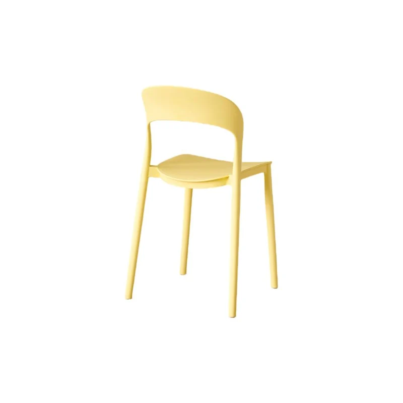 Set de 2 Sillas Patrick, Color Amarillo, con Espaldar y Diseño Moderno