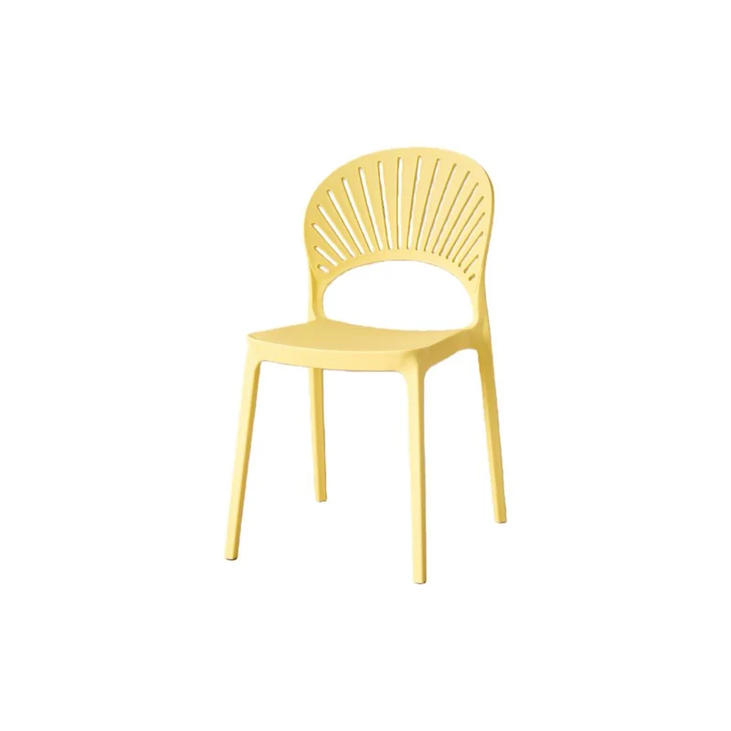 Set de 2 Sillas Paraíso, Color Amarillo, con Espaldar y Diseño Moderno