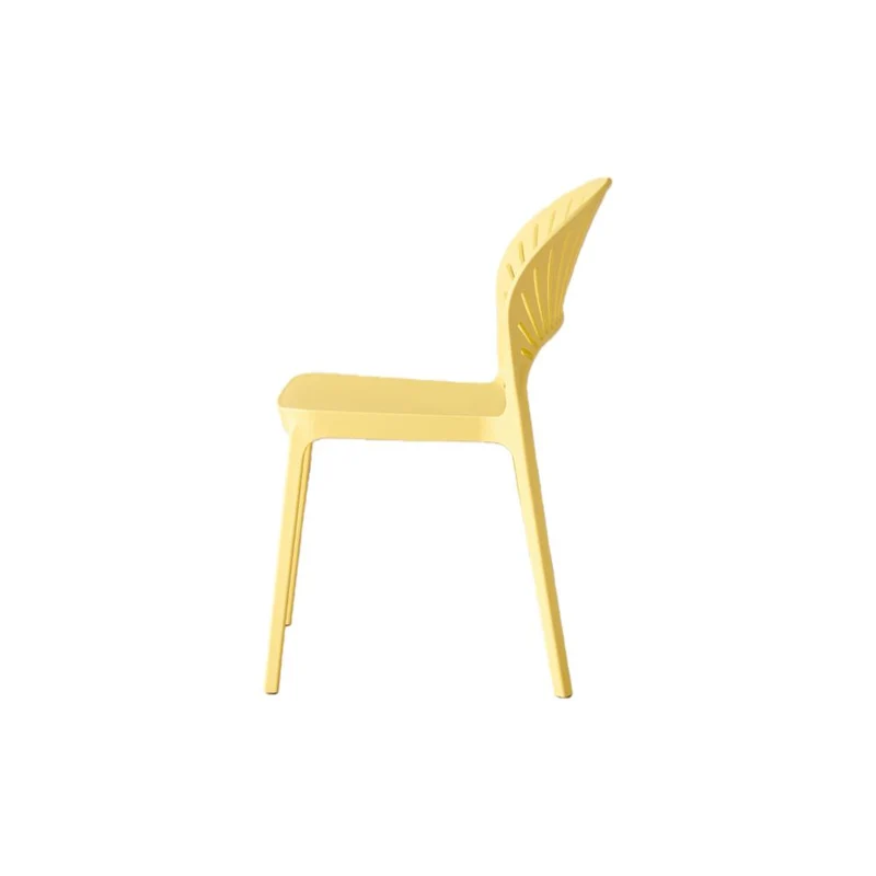 Set de 2 Sillas Paraíso, Color Amarillo, con Espaldar y Diseño Moderno