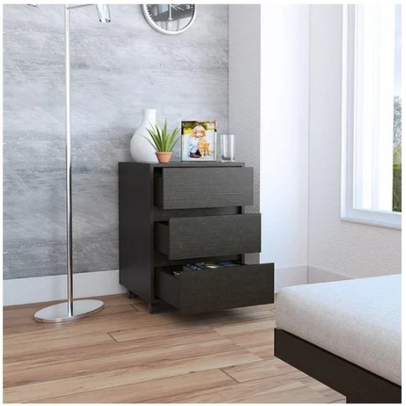 Set de 2 Archivadores Kova, Wengue, con Tres Cajones