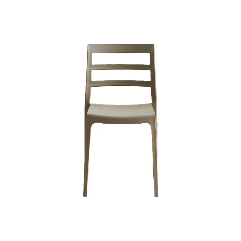 Set de 2 Sillas New York, Taupe, con Espaldar en Líneas y Diseño Minimalista