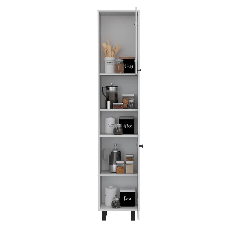 Alacena Hobart, Blanco, con Dos Puertas Batientes