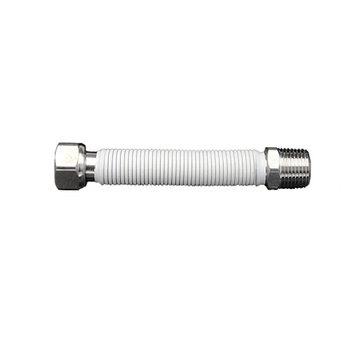 Flessibile estensibile rivestito per allacciamento acqua caldaie a gas mm 130/220 20-3/4x3/4