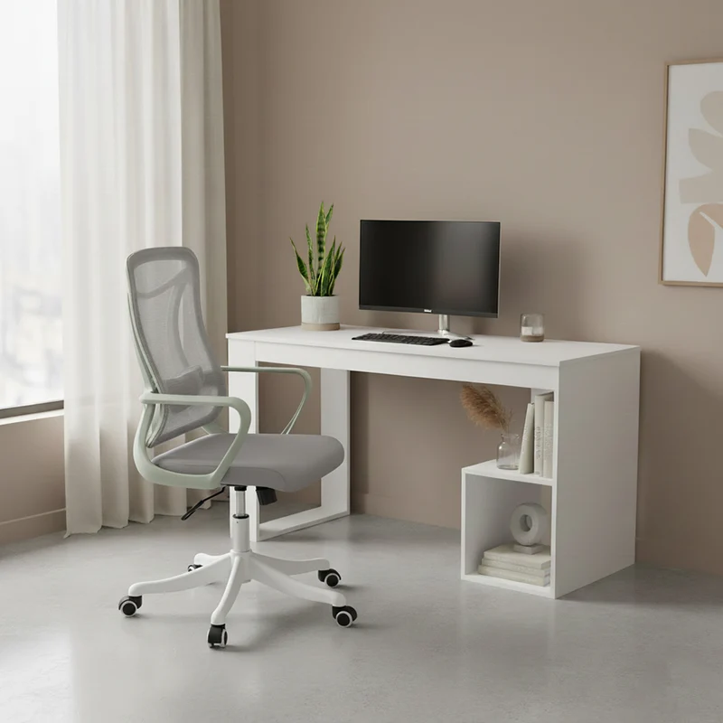 Combo para Oficina Smart, Incluye Escritorio y Silla de Escritorio