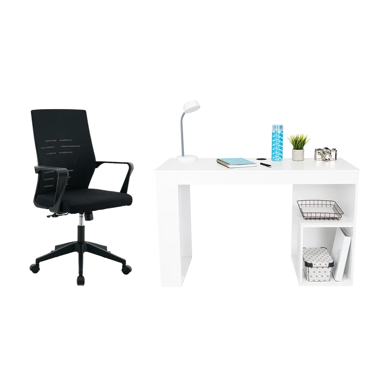 Combo para Oficina Max, Incluye Escritorio y Silla de Escritorio