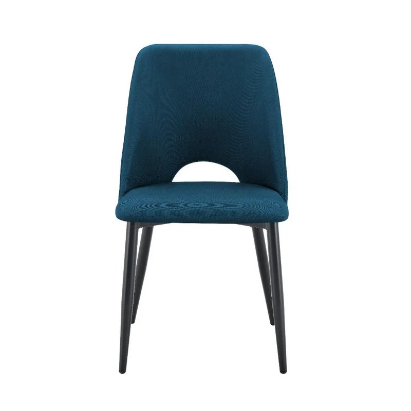 Set de 4 Sillas Urban, Color Azul, con Espaldar y Diseño Moderno