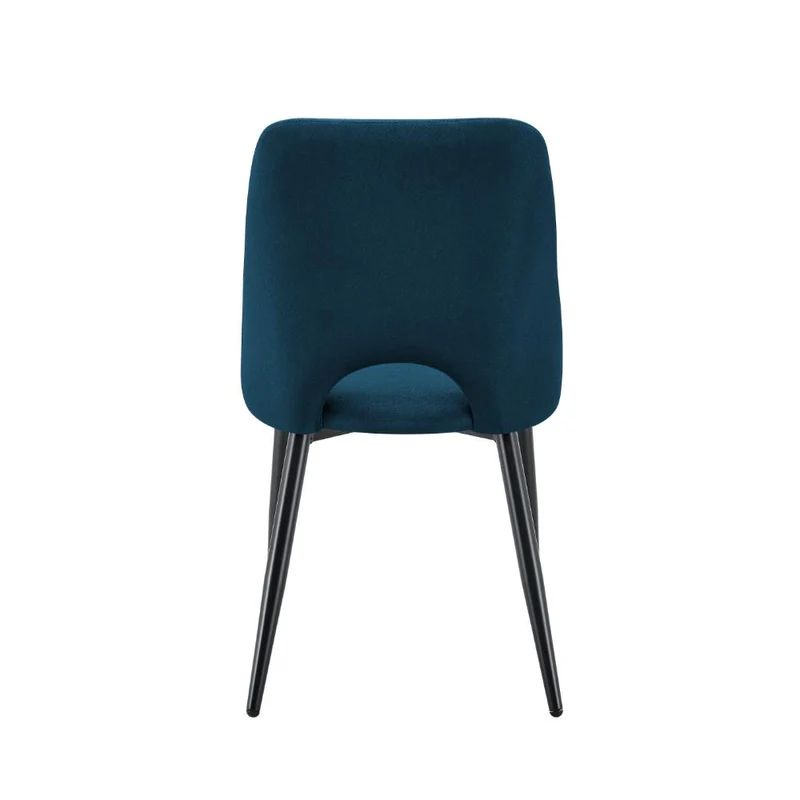 Set de 4 Sillas Urban, Color Azul, con Espaldar y Diseño Moderno