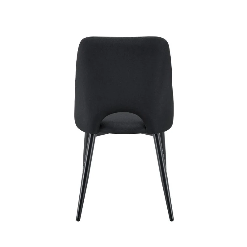 Set de 4 Sillas Urban, Color Negro, con Espaldar y Diseño Moderno