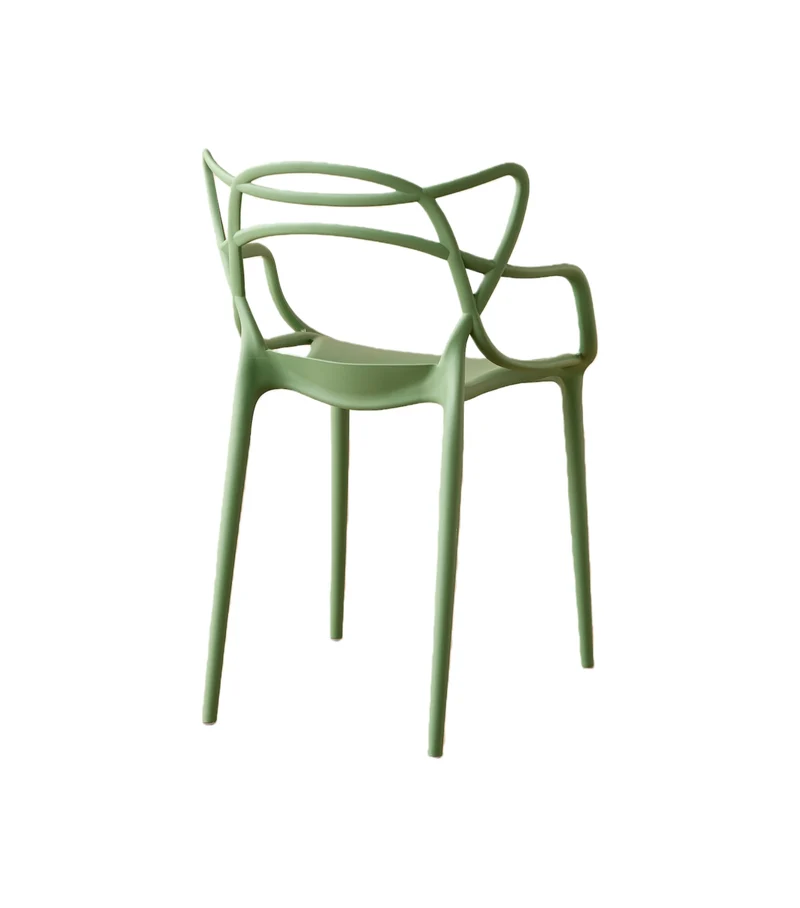 Set de 2 Sillas Palermo, Color Verde, con Espaldar y Diseño Moderno