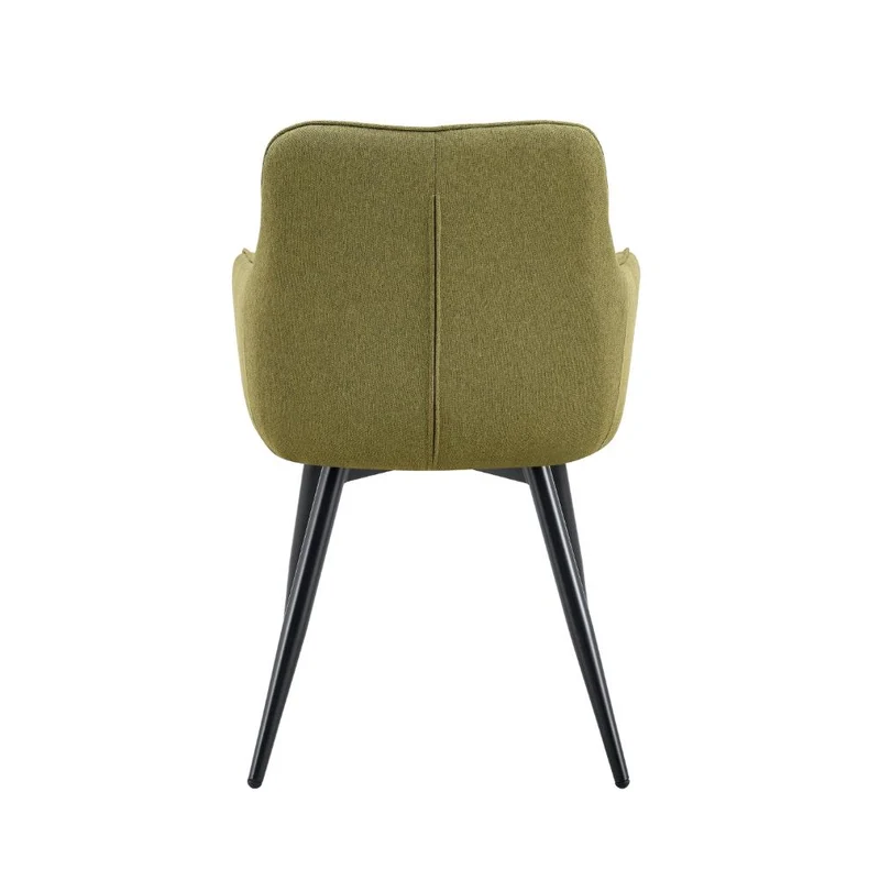 Set de 4 Sillas Neo, Color Verde, con Espaldar y Diseño Moderno