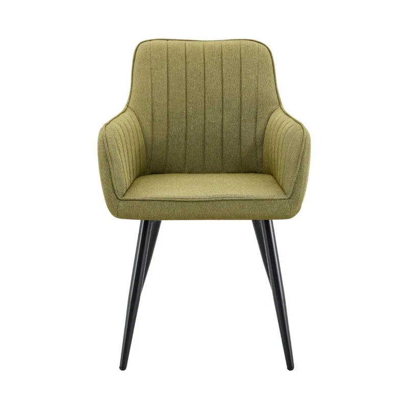 Set de 4 Sillas Neo, Color Verde, con Espaldar y Diseño Moderno
