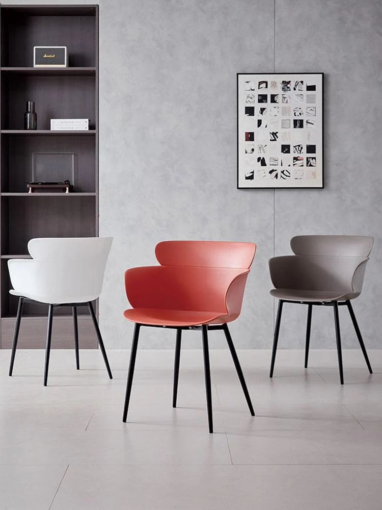Set de 2 Sillas Miami con Brazos, Color Rojo, con Espaldar y Diseño Moderno