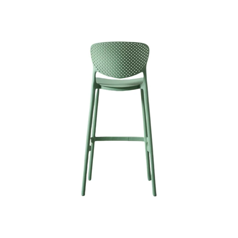 Set de 2 Sillas para Bar Río, Color Verde Olivo, Diseño Moderno