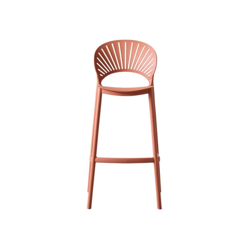 Set de 2 Sillas para Bar Paraíso, Color Terracota, Diseño Moderno