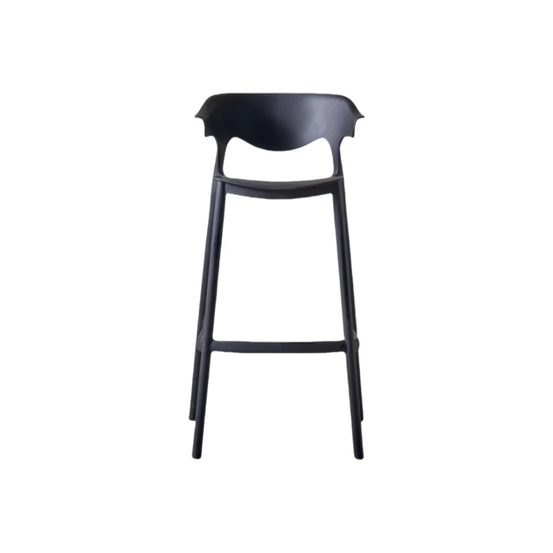 Set de 2 Sillas para Bar Elena, Color Negro, Diseño Moderno