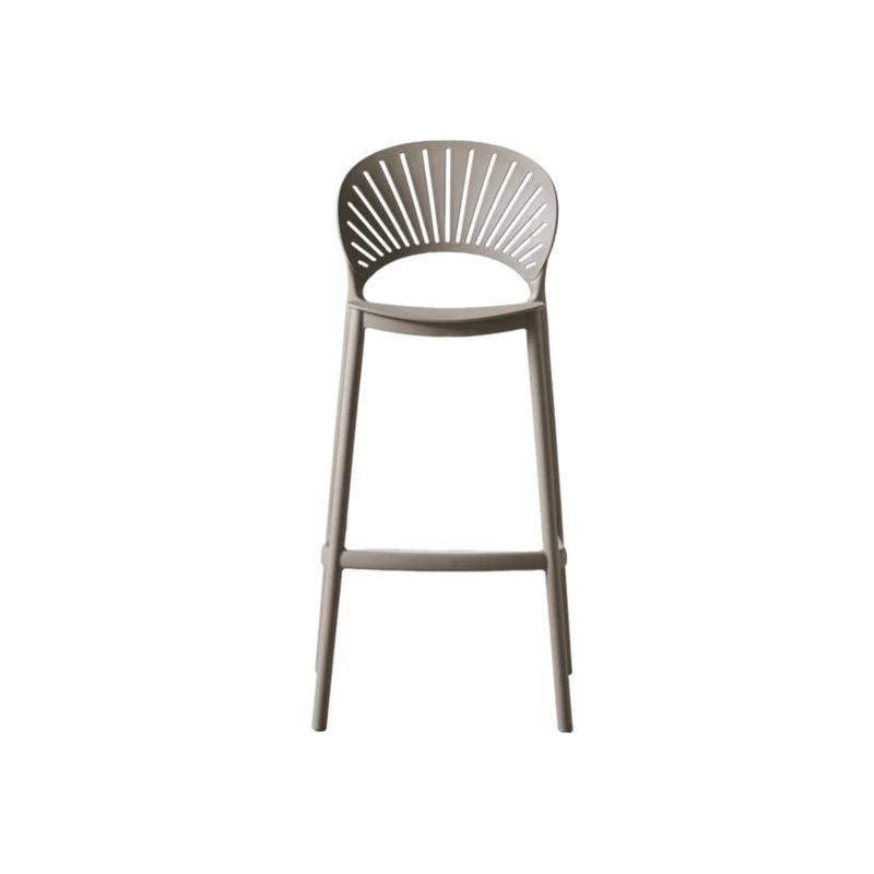 Set de 4 Sillas para Bar Paraíso, Color Taupe, Diseño Moderno