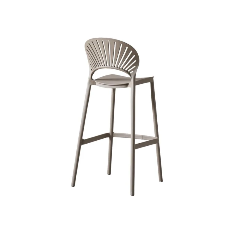 Set de 4 Sillas para Bar Paraíso, Color Taupe, Diseño Moderno