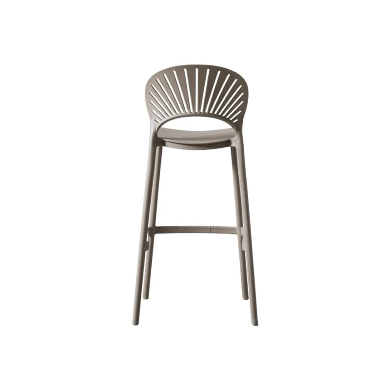Set de 4 Sillas para Bar Paraíso, Color Taupe, Diseño Moderno