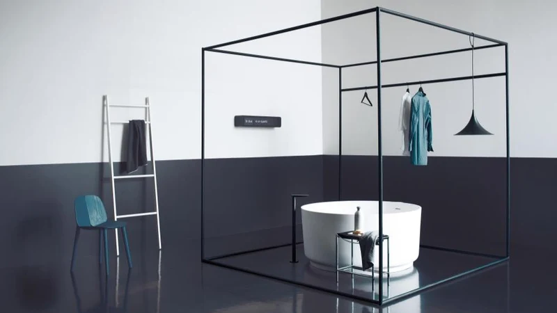 Bañera independiente In-Out Solid Surface