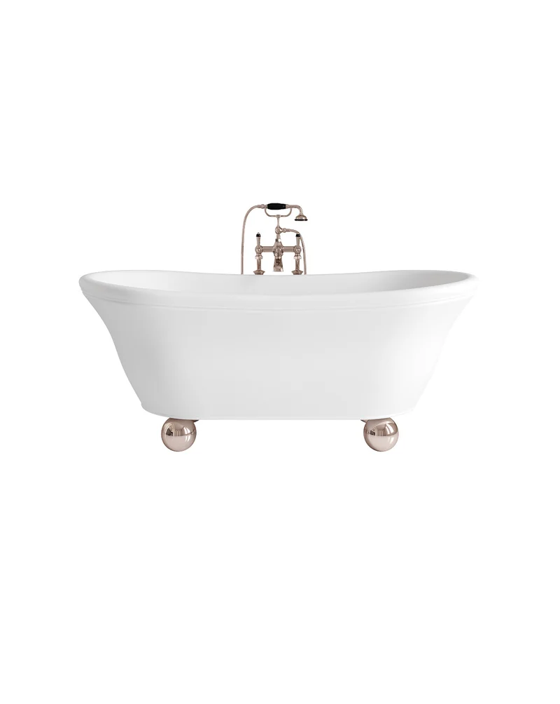 Bañera exenta Aurora Bijoux White