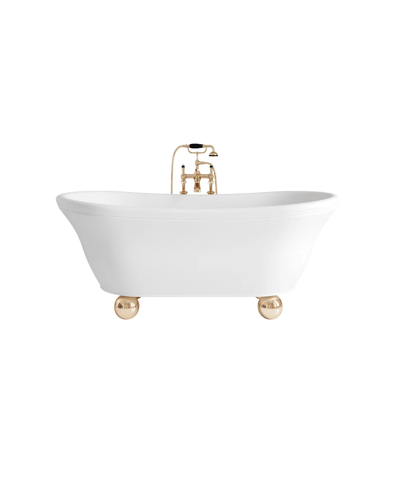 Bañera exenta Aurora Bijoux White