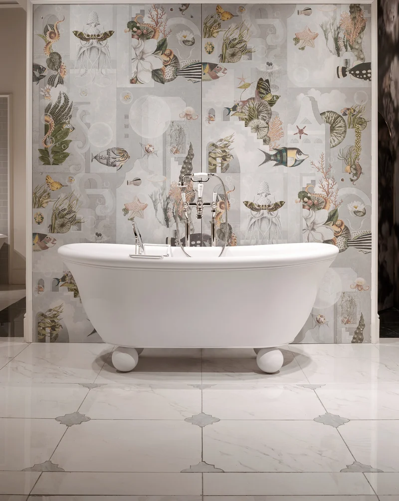 Bañera exenta Aurora Bijoux White